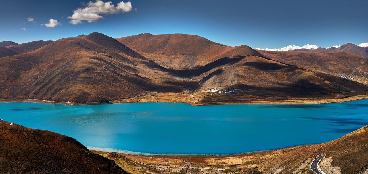 Yamdrok-tó · Tibet